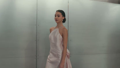 Blush Satin Gown